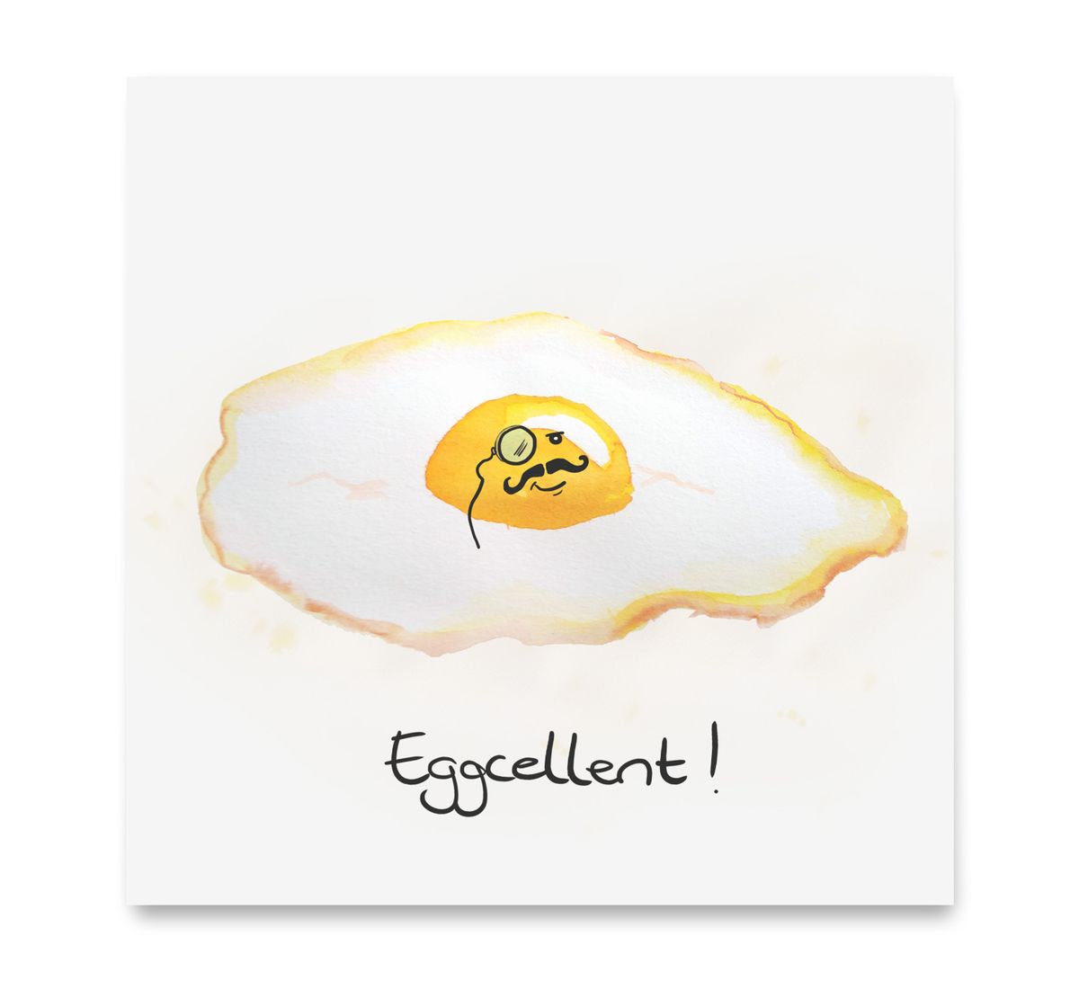 Handgemaakte wenskaart - Eggcellent - Mags Up Your Mind